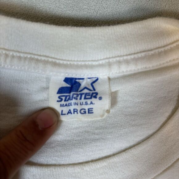 Vintage 1997 Starter Green Bay Packers NFC Champions T-Shirt Sz L Brett Favre - Picture 5 of 10